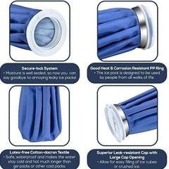 SYGA 6 inch Blue Hot and Cold Massage bag, Reusable Ice Bag
