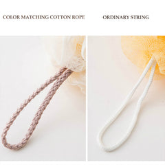 SYGA 2 Pcs Bath Ball Large Soft Anti-scattering Matching Bath Flower Adult Home Bath Ball Wipe Random Color