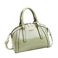 SYGA Women’s Tote Bag | Stylish Horizontal Handbag with Zipper Closure & Rivet Design | Daily Use Shoulder Bag