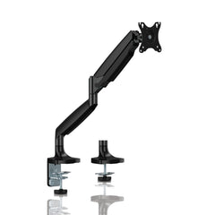 White Mulberry |DIY| Heavy-Duty Mechanical Spring Monitor Arm | Desk Mounted Monitor Stand for 17-45 Inch Monitor |16Kg Screen Capacity|VESA 75X75&100X100|Adjustable Desk Mount-(Single Screen)