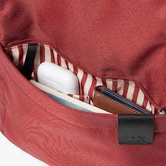 DailyObjects Monkey Shoulder Bag (19L) for Everyday Use| 100% Recycled | Travel/Office Bag | Backpack With Padded Compartment for Upto 14" | Adjustable Straps & Zipper closure - Orange