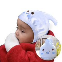 SYGA Newborn Baby Cap Soft & Cotton Close Eye Design Unisex Small Cap 0-6 Month Blue