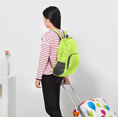 SYGA Outdoor Travel Foldable Backpack Waterproof Backpack With Mini Bag Stay-Clean Backpack for Camping, Hiking, Travelling, Outdoor Activities(Green)