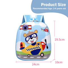 SYGA Children's School Bag Cartoon Backpack Oxford Kids Chest Multi-Purpose Baby Bag for 2-4 Years Kids (Airplane)