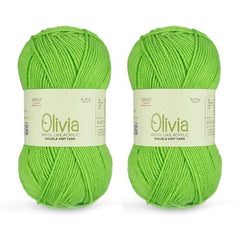 Ganga Acrowools Acrylic Olivia,Double Knit Yarn. Hand Knitting&Crochet Yarn. Oekotex Class 1 Certified. Pack of 2 Balls-100Gms Each. Shade No-Olv012, Maroon