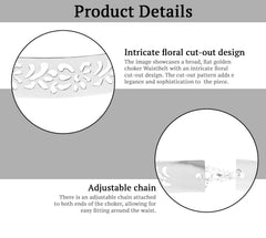 SYGA Women's Waist Chain, Iron Girdle, Women's Skirts,Dresses Versatile Metal Wide Accessories(wp191-6 silver)