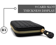 SYGA Simple Card Holder for Women, Large Capacity, Multiple Card Slots All-in-One Wallet