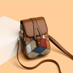 MOMISY Mobile Phone Crossbody Sling Bag, Multi-colour Leather Card Holder Wallet shoulder bag