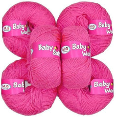 M.G ENTERPRISE MG Baby MelonKnitting Wool 200 Wool Thread for Crochet & DIY Craft Projects