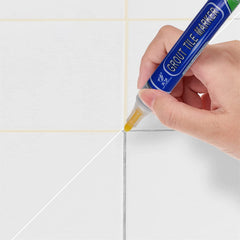SYGA Grout Tile Pen Wall Grout Restorer Pen Repair Marker Grout Filler Pen for Restoring Tile Grout Wall Floor Bathrooms and Kitchen, Cream
