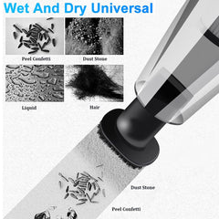 SYGA Car Vacuum Cleaner Wireless Handheld Household Vacuum Cleaner HighPower Vacuum Cleaner Wet and Dry Portable Vacuum Cleaner - USB Models with Storage Bag