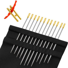 SYGA Self Threading Needles Sewing Needles for DIY Handmade Needle Works Accessories, Tailoring Tools (Pack of 12)