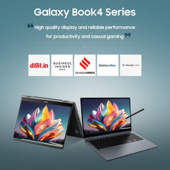 Samsung Galaxy Book4 (Gray, 16GB RAM, 512GB SSD) | 15.6" Full HD Screen | Intel Core i5 1335U Processor | Windows 11 Home | MS Office 2021 | Fingerprint Reader | Intel Iris XE Graphics | RJ45 LAN Port