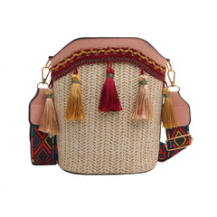 SYGA Sling Bag For Women's Pu Material With Bucket Type, Crossbody Ethnic Style Bag