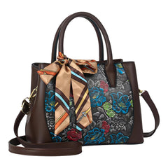 SYGA Women's Floral Shoulder Messenger Bag | Handbag with Zipper Closure, Stylish Daily Tote