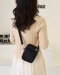 SYGA Women's Mobile Phone Bag Style Crossbody Bag Mobile Phone Coin Shoulder Small Bag (RED)