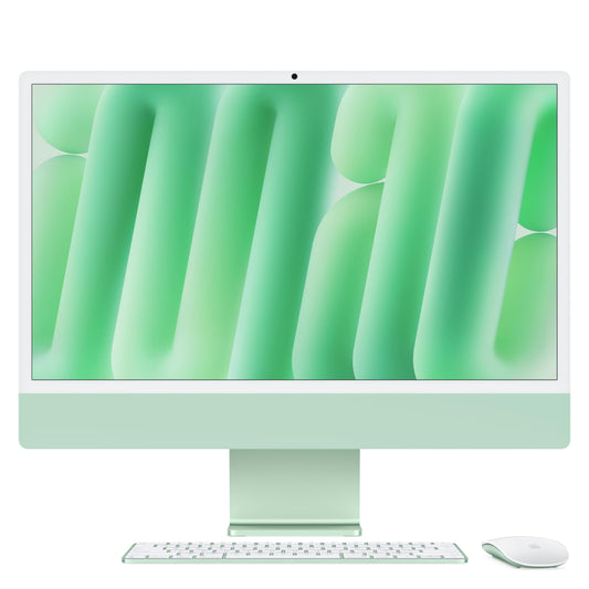 Apple 2024 iMac All-in-One Desktop Computer with M4 chip with 8-core CPU and 8-core GPU: Built for Apple Intelligence, 60.96 cm (24″) Retina Display, 16GB Unified Memory, 256GB SSD Storage; Green