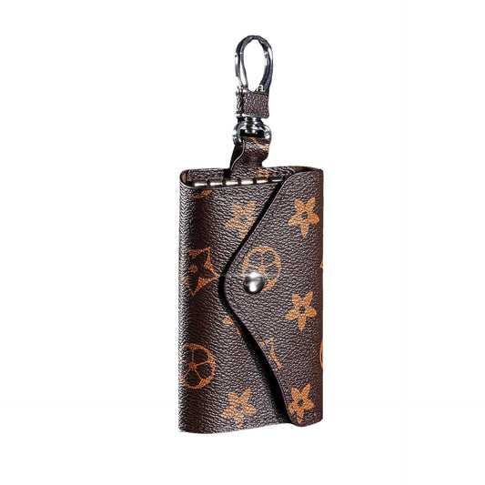 SYGA Car Key Bag Creative Style Car Zipper Fashion Protective Case for Men and Women(VVSTAR-Brown-Style-2)