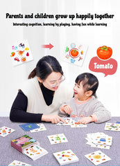 SYGA Children's Educational Logical Thinking Training Family Interactive Board Game Toy Crazy Pair-to-Punch Memory Card