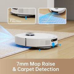 DREAME L10 Prime Robot Vacuum and Mop, Self-Cleaning Dual Mop Pads with Auto Drying, 3L Clean/Used Water Tank, 7mm Mop Lifting for Carpets, LDS Navigation with 3D Mapping, WiFi/App Control