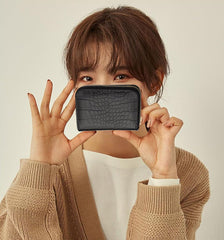 SYGA Women's Card Holder Coin Purse Multi-Card Slot Pu Pickup Case Zipper Small Wallet Driver's License Bag