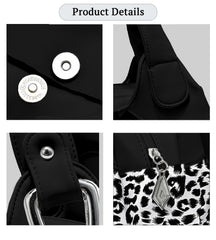 SYGA Women's Printed PU Leather Hobo Bag, Multiple Colors and Patterns, Crossbody Shoulder(LEOPARD PRINT)