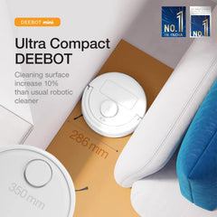 ECOVACS DEEBOT MINI Omni 2 in 1 Robot Vacuum Cleaner & Mop, 2025 New Launch, 9000 Pa, Self-Emptying Omni Station, ZeroTangle 2.0, TrueMapping 2.0, 45℃ Hot Air Dry, Deep Mopping, One-Touch Self-Clean