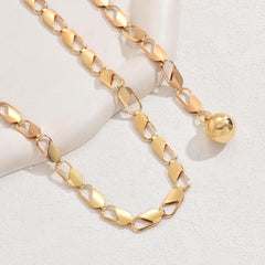 SYGA Metal Hook Adjustable Waist Chain Women's Fashion Versatile Decorative Dress Personalized Chain Waist Slim Belt(Gold)