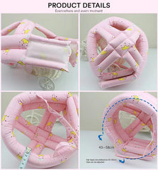 SYGA 1 Piece Infant, Toddler & Baby Child Helmet Head Protector Cushion Bonnet_Crown_Pink