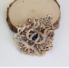 SYGA Brooch Pin Fashion Crystal Rhinestone Jewellery Pin Vintage Clothing Accessories Decoration Corsage Crown Style Brooches For Women- S256