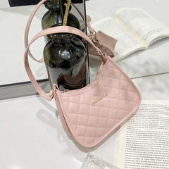 SYGA Women's Embroidered Armpit Handbags Fashion Pink Versatile Shoulder Bag