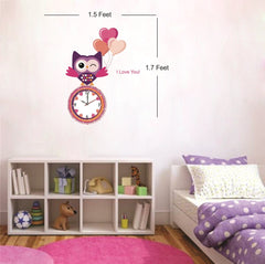 SYGA Owl Wall Clock Stickers_09