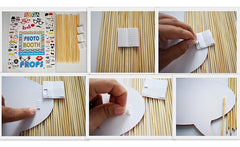 SYGA Large Beer Party Photo Booth Props Craft Item, Multi Colour(Set of 29)