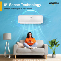 Whirlpool 2.0 Ton 3 Star, Supremecool Inverter Split AC (SUPREMECOOL 20T 3S INV EXP S5N3PB0, Copper, Convertible 4-in-1 Cooling Mode, HD Filter White)