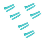 SYGA Pack of 6 Cake Scraper Smoother Cake Leveler Fondant Plastic Tool (Blue)