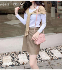 SYGA ladies Bag Christmas White Shoulder Bag Rhombus Crossbody Bag Fashionable Bag For Women