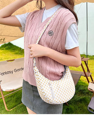 SYGA Sweet And Versatile White Armpit Bag Women's Bag Nice Design Shoulder Bag