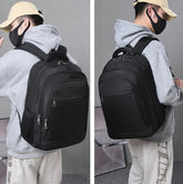 SYGA Backpack for Men & Women Oxford Cloth School Student Travel Bag(Black)