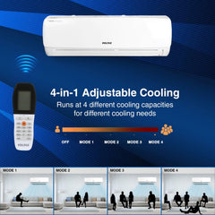 Voltas 1 Ton 3 Star, Inverter Split AC (Copper, LED Display, Anti-dust Filter, 123V Vectra Elegant, White)
