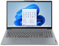 Lenovo IdeaPad Slim 3, 12th Gen Intel Core i5-12450H (16GB LPDDR5, 512GB SSD), Anti-glare, FHD 15.6"(39.6cm), Win 11, Office Home 2024, Arctic Grey, 1.62Kg, 83ER00MDIN, Thin & Light, Backlit KB Laptop