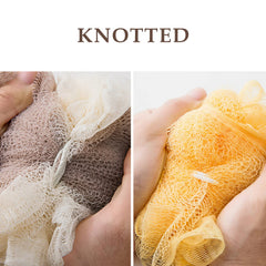 SYGA 2 Pcs Bath Ball Large Soft Anti-scattering Matching Bath Flower Adult Home Bath Ball Wipe Random Color