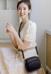 SYGA Women's Crossbody Bags,Single Shoulder Small Bags With Chex Design(Black)