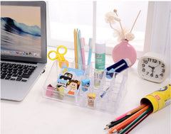 SYGA 1 Piece Crystal Clear Transparent Acrylic Cosmetic Lipsticks Nail Art Organiser