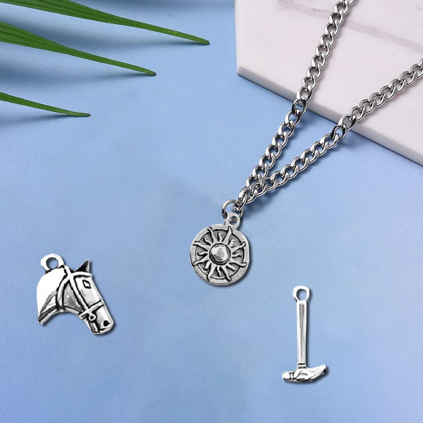 SYGA 100 Pieces Mixed Charms Pendant Charms Craft Supplies for