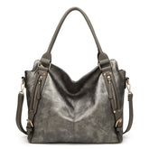 SYGA Women's Tote Bag, Large Capacity, Crossbody or Shoulder Style(SilverGrey)