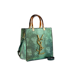 SYGA Women's Handbag | Stylish Vertical Square Tote with Zipper | Elegant Daily Bag for Office & Casual Use