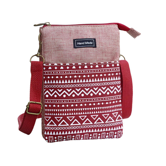 SYGA Women's Cotton Material With Print Design, Sling Bag