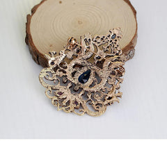 SYGA Brooch Pin Fashion Crystal Rhinestone Jewellery Pin Vintage Clothing Accessories Decoration Corsage Crown Style Brooches For Women- S257