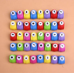 SYGA Pack of 40 Mini Art & Craft Paper Punch for Kids Project,Scrap Book & Festival Cards