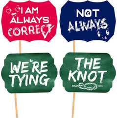 SYGA Set of 17 Pre Wedding Party Props,Wedding Ceremony Party Props, Suitable Props for Wedding Theme Party Photo Booth Props